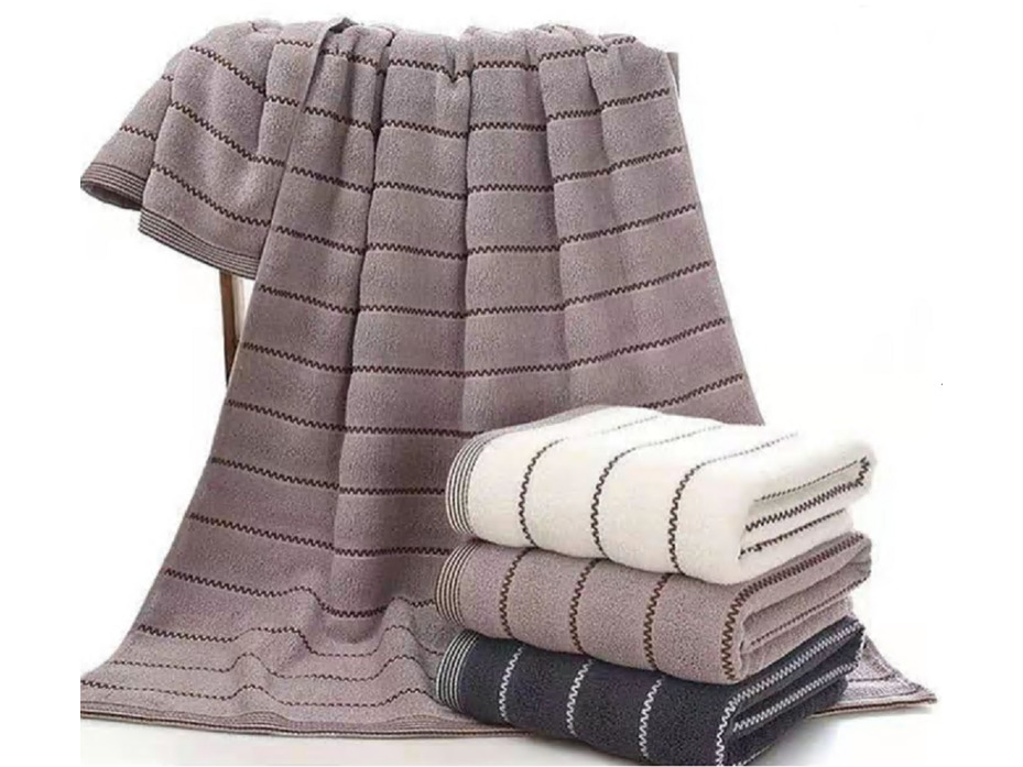 Полотенце 2206112 Зигзаг махровое 70*140 / 7-я