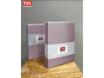 Простыня на резинке 213KL-204 Сирень сатин 120*200 / Tia