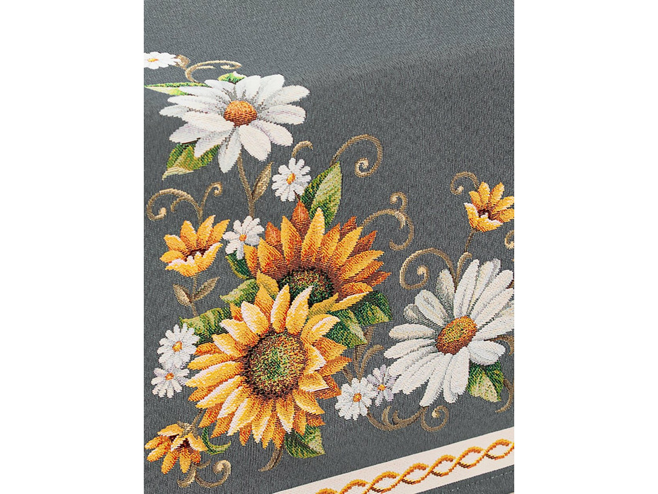 Дорожка 239907 Подсолнухи и ромашки гобелен 40*140 / Le Gobelin Дорожка 239907 Подсолнухи и ромашки гобелен 40*140 / Le Gobelin