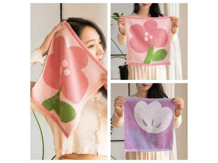 Салфетка 1503340Цветок махровая 35*35 / 7-я