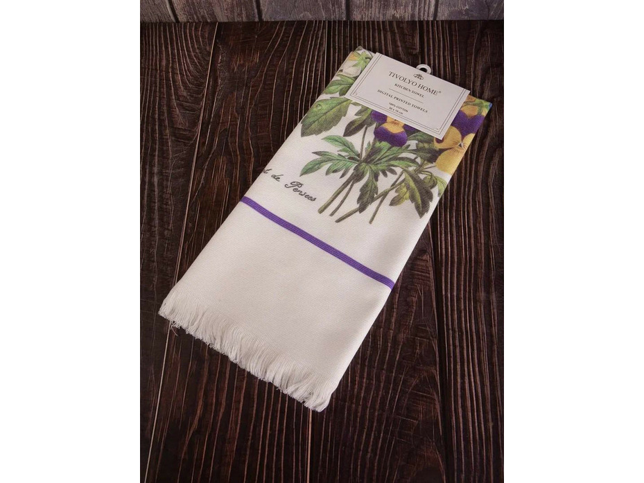 Полотенце Pensees хлопковое 50*70 / Tivolyo Home