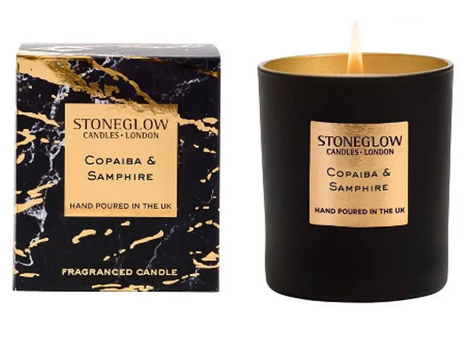 Копайба и суккулент, Свеча в стеклянном стакане / Stoneglow