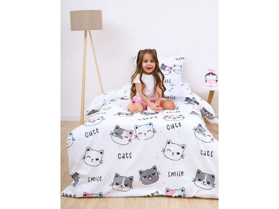 Постельное белье 500001 (24) Китти поплин 1,5 сп / Василиса