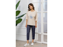 Костюм женский, футболка и капри 1633/ 572 / Дюма