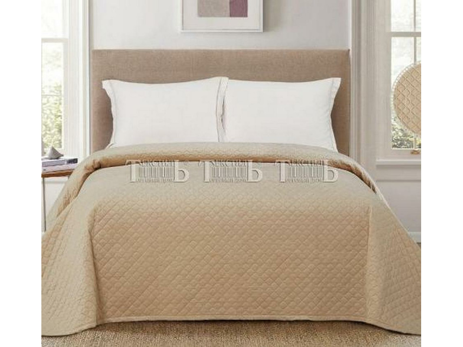Покрывало XH VT велюровое стеганое 200*220 / ТД Текстиль