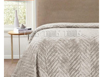 Покрывало Romance XH VB4 велюровое стеганое 240*260 / ТД Текстиль