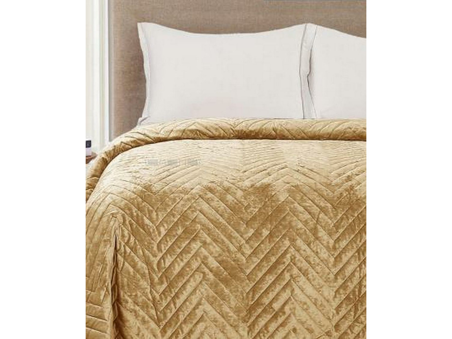 Покрывало Romance XH VB4 велюровое стеганое 240*260 / ТД Текстиль