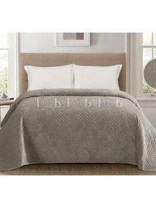 Покрывало Romance XH V5 велюровое стеганое 150*200 / ТД Текстиль