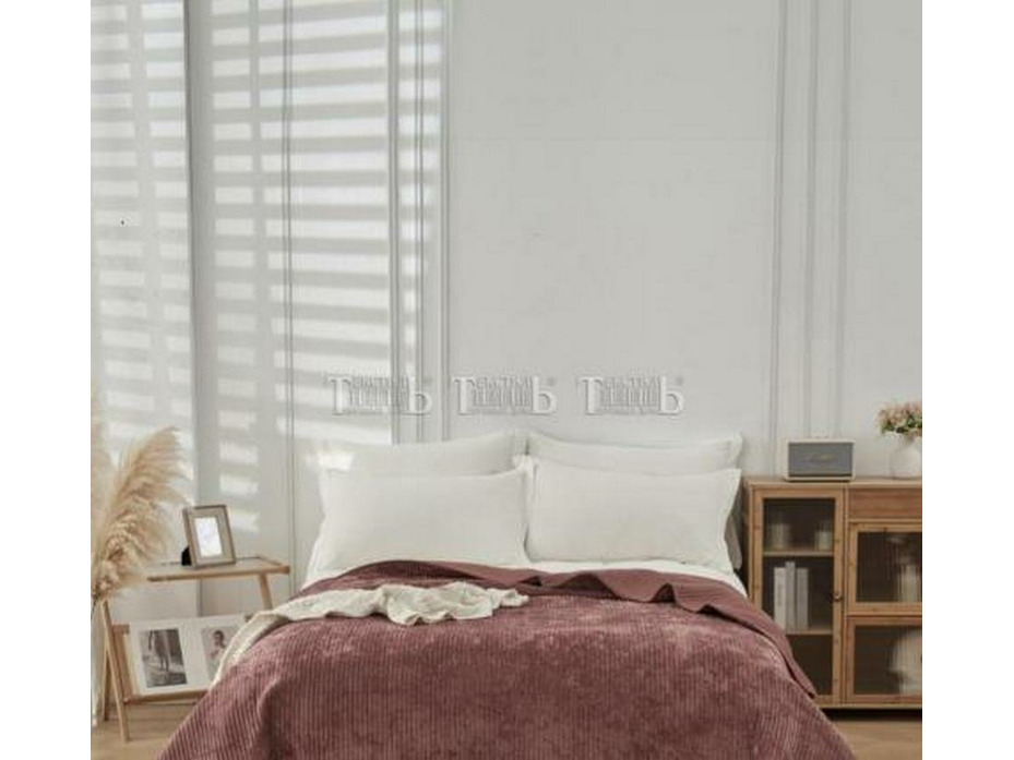 Покрывало Joy JH-01 Romance велюровое стеганое 220*240 / ТД Текстиль