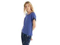 Пижама женская BS60538, футболка и брюки Pearl / BlackSpade