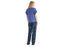 Пижама женская BS60538, футболка и брюки Pearl / BlackSpade