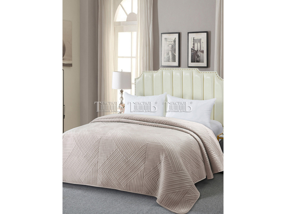 Покрывало XH V3 велюровое стеганное 200*220 / ТД Текстиль Покрывало XH V3 велюровое стеганное 200*220 / ТД Текстиль