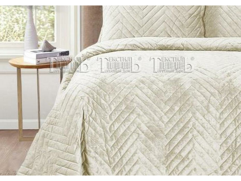 Покрывало Romance XH VB4 велюровое стеганое 220*240 / ТД Текстиль Покрывало Romance XH VB4 велюровое стеганое 220*240 / ТД Текстиль