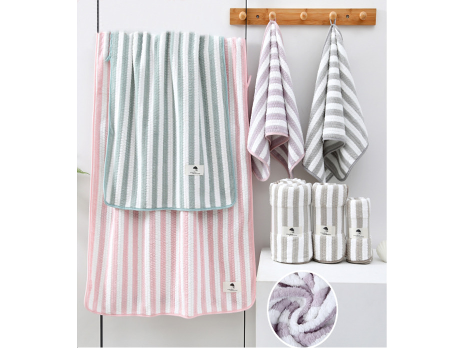 Полотенце 4506711 Полоска микрофибра 70*140 / 7-я Полотенце 4506711 Полоска микрофибра 70*140 / 7-я