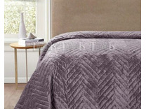 Покрывало Romance XH VB4 велюровое стеганое 160*220 / ТД Текстиль