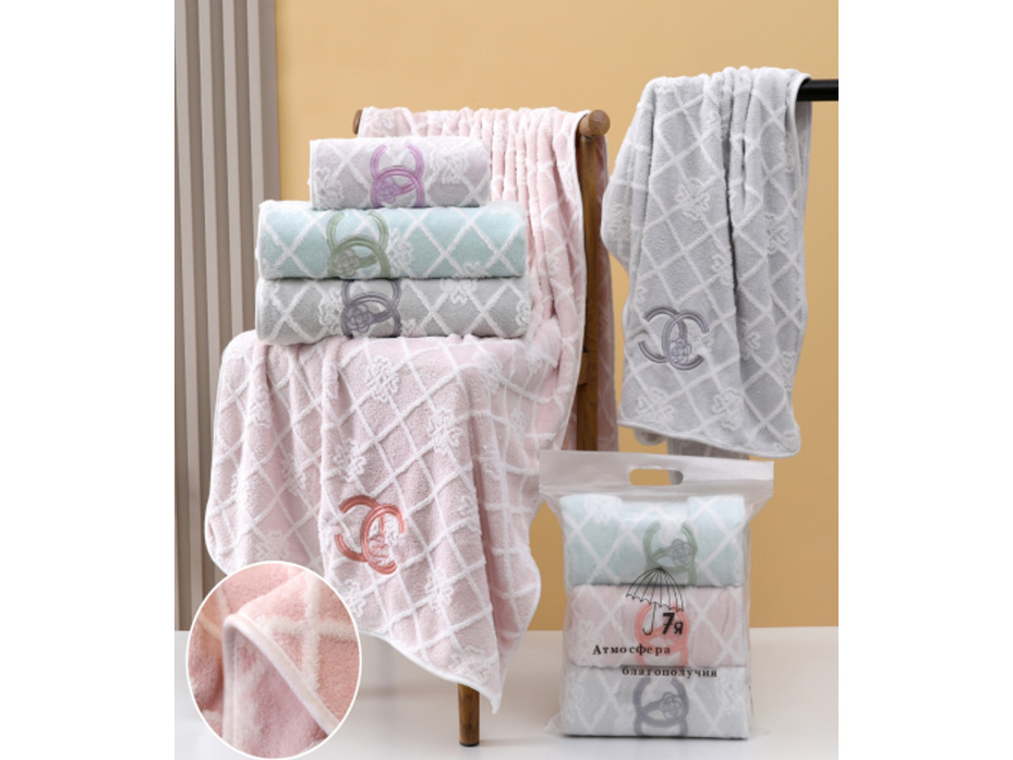 Полотенце 450671 Chanel микрофибра 70*140 / 7-я Полотенце 450671 Chanel микрофибра 70*140 / 7-я