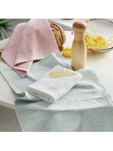 Набор полотенец Mix jakarli вафельно-махровые (40*60, 3 шт) / Tivolyo Home