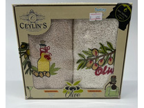 Набор полотенец Ceylin махровые (30*50, 2 шт) / Activ Набор полотенец Ceylin махровые (30*50, 2 шт) / Activ