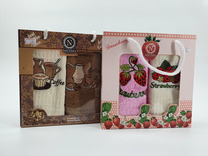 Набор полотенец Nilteks Fresh вафельно-махровые (30*50, 2 шт) / Activ