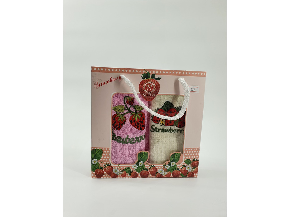 Набор полотенец Nilteks Fresh вафельно-махровые (30*50, 2 шт) / Activ