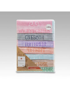 Набор полотенец Неделька льняные (50*70, 7 шт) / Василиса