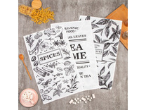 Набор полотенец Organic food хлопковые (35*60, 3шт) / Доляна