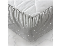 Простыня детская на резинке Grey dots 768526 поплин 60*120 / Нордтекс