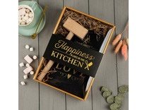 Набор кухонный 5468328 Kitchen (варежка-прихватка, молоток деревянный) / Доляна Набор кухонный 5468328 Kitchen (варежка-прихватка, молоток деревянный) / Доляна