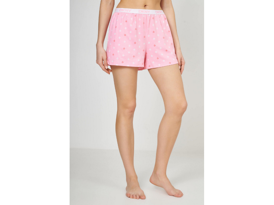 Костюм женский, футболка и шорты YI90042 Brighten your day Розовый / DKNY