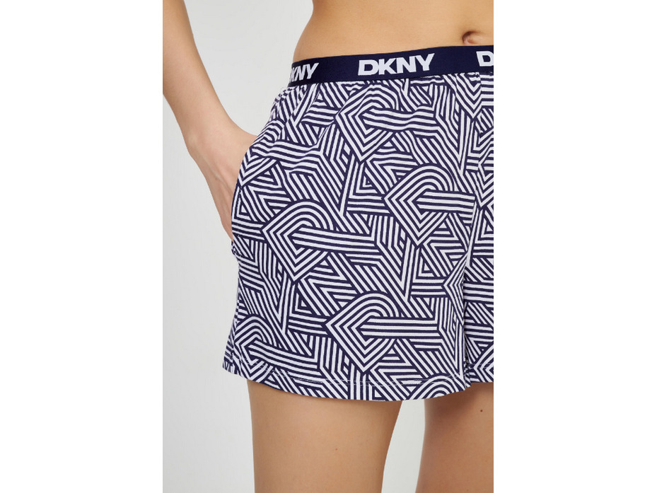 Костюм женский, футболка и шорты YI90042 Brighten your day Синий / DKNY