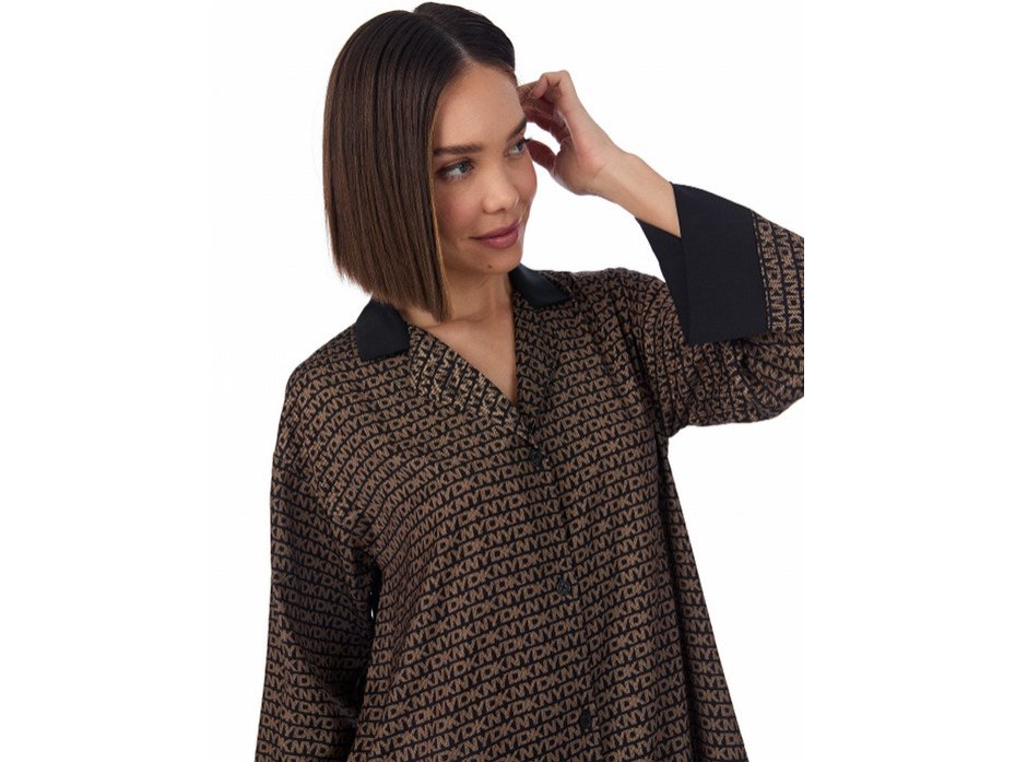 Халат-рубашка женский YI30053 (002) Elevate Your Look / DKNY