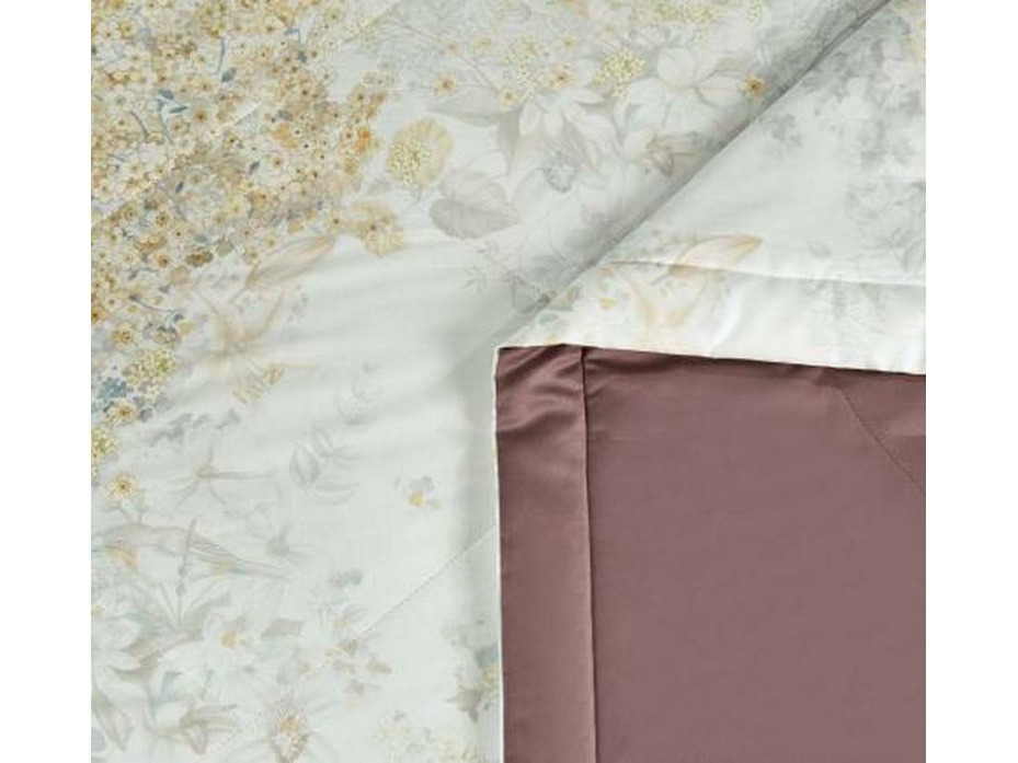 Постельное белье с одеялом 2185-ОМР фланель Евро сп / Asabella