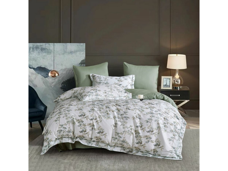 Постельное белье 2233-ОМР сатин премиум Евро сп / Asabella Постельное белье 2233-ОМР сатин премиум Евро сп / Asabella