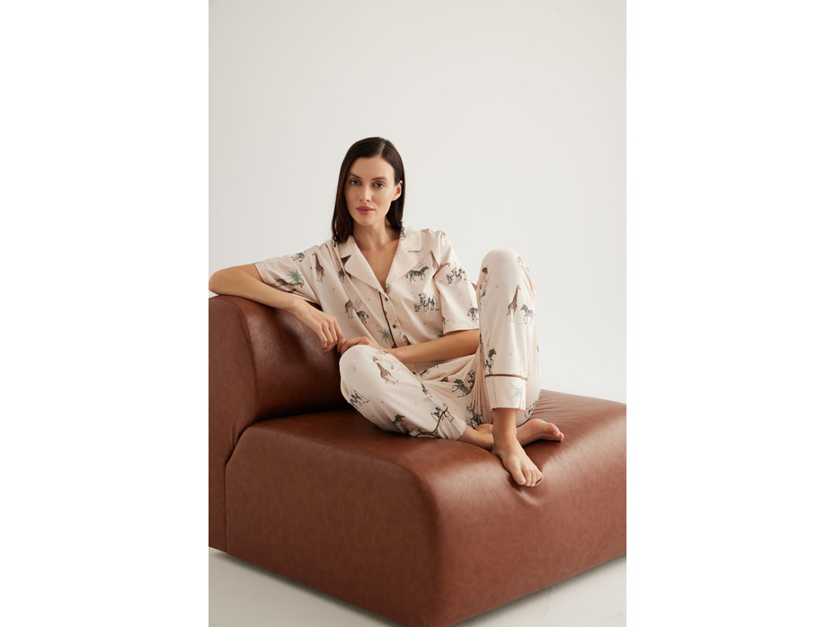 Пижама женская, рубашка и брюки 50323 Jungle / Hays