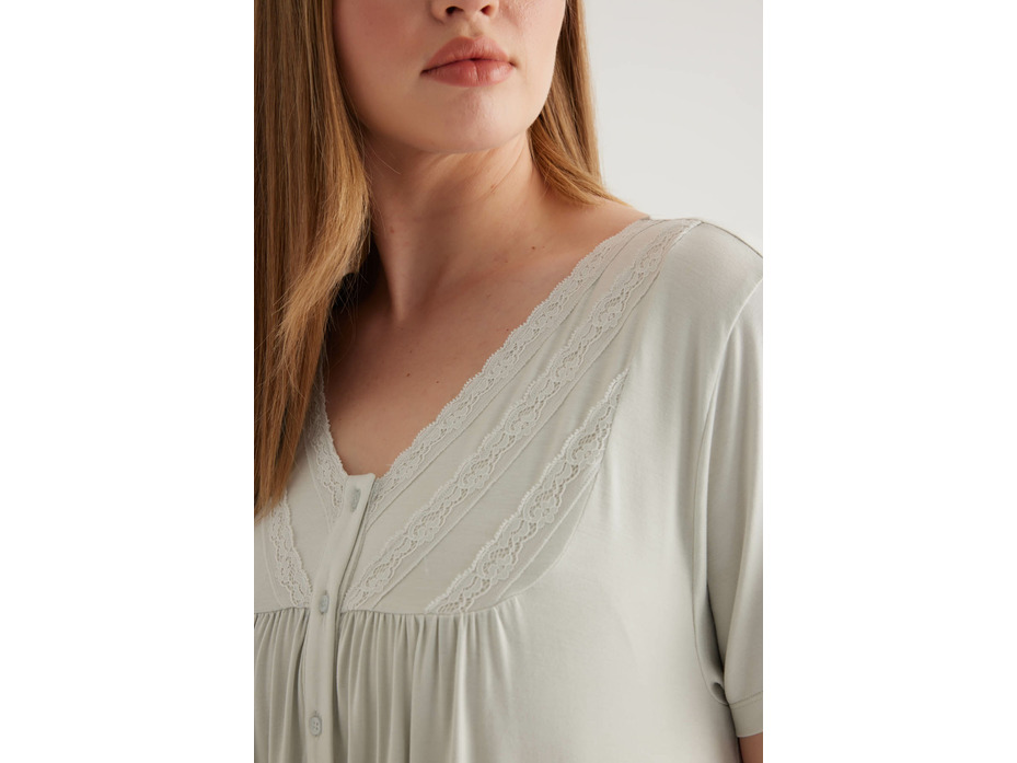 Сорочка женская 50244-Yesil Camomile viscose / Hays