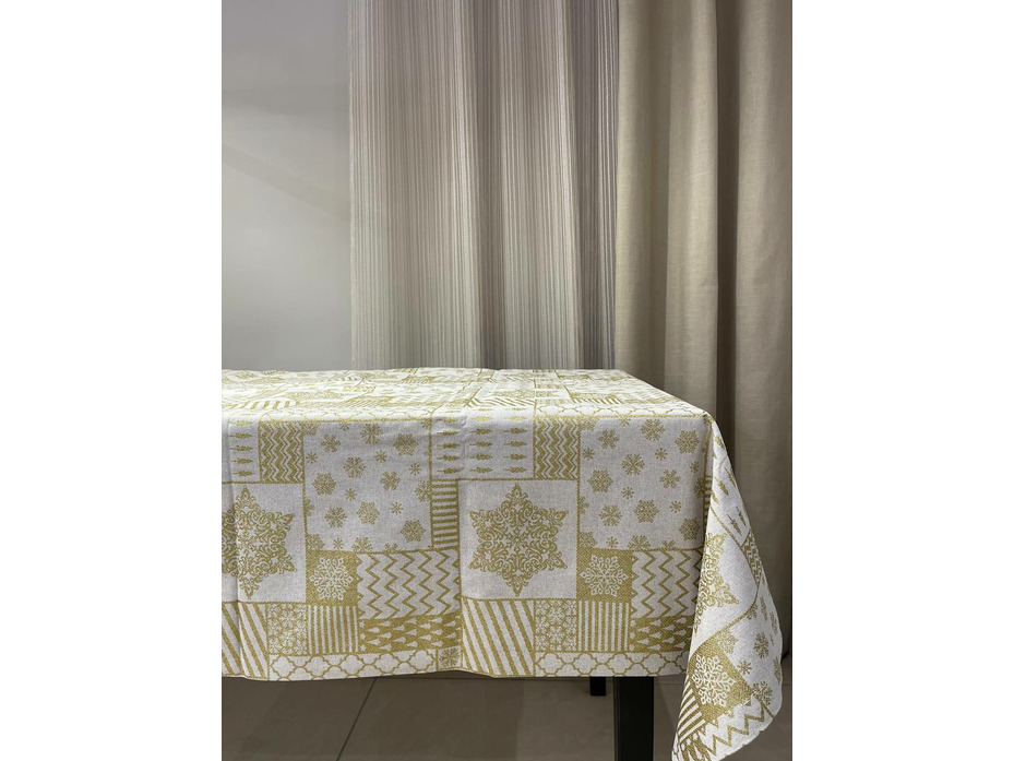 Скатерть Shivery gold Хрупкое золото 120*140 / Tia
