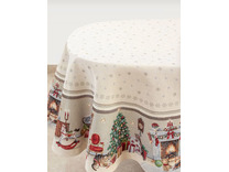 Скатерть Котята у камина 07087 гобелен 160*250 / Le Gobelin