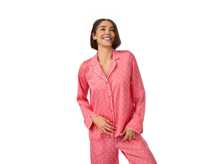 Пижама женская, рубашка и брюки YI90045 Classic cool Алмазы / DKNY