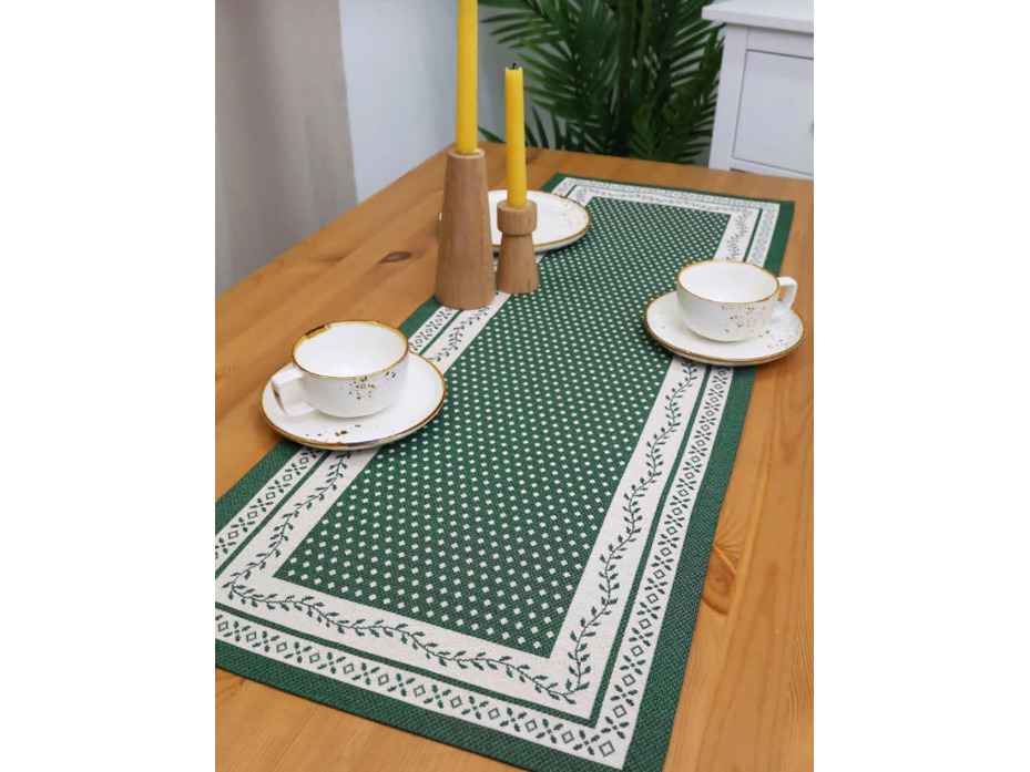 Дорожка 2517844 Нидерланды зелень гобелен 40*100 / Le Gobelin Дорожка 2517844 Нидерланды зелень гобелен 40*100 / Le Gobelin