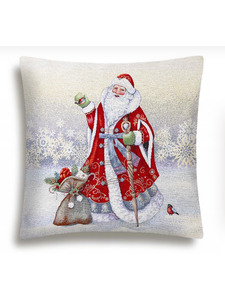 Наволочка декоративная 2519098 Морозко дарю подарки гобелен 45*45 / Le Gobelin