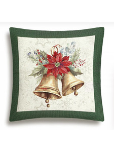 Наволочка декоративная 2517795 Колокольчик зеленый гобелен 45*45 / Le Gobelin