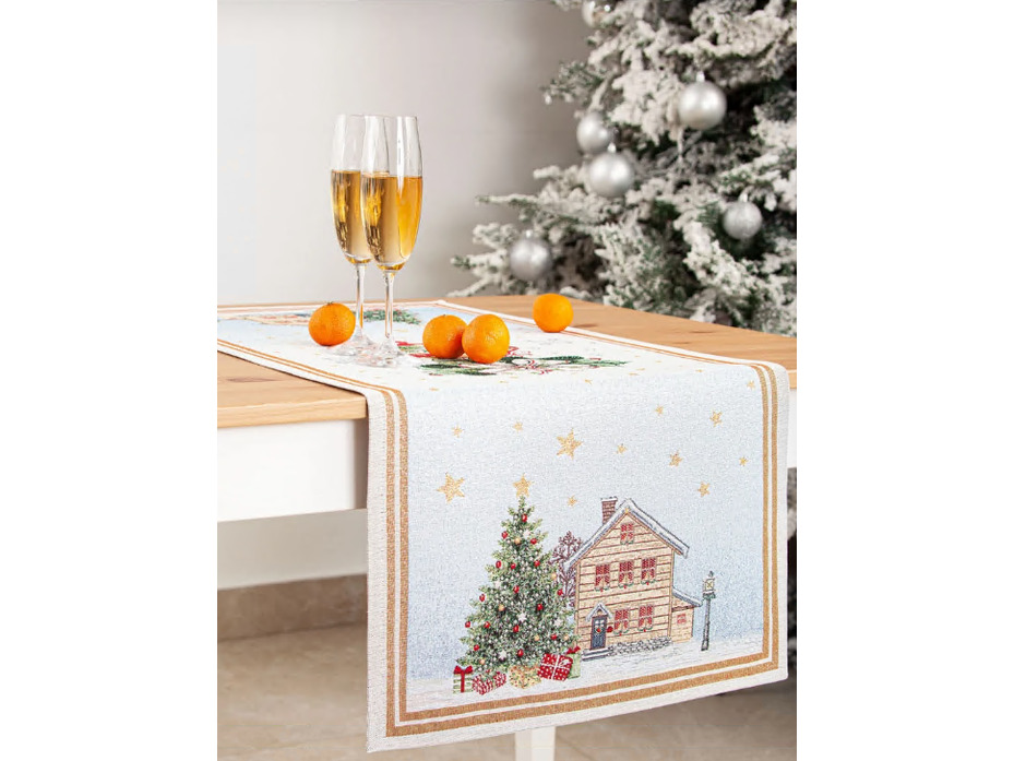 Дорожка 03562 Зимний Стокгольм гобелен 44*140 / Le Gobelin