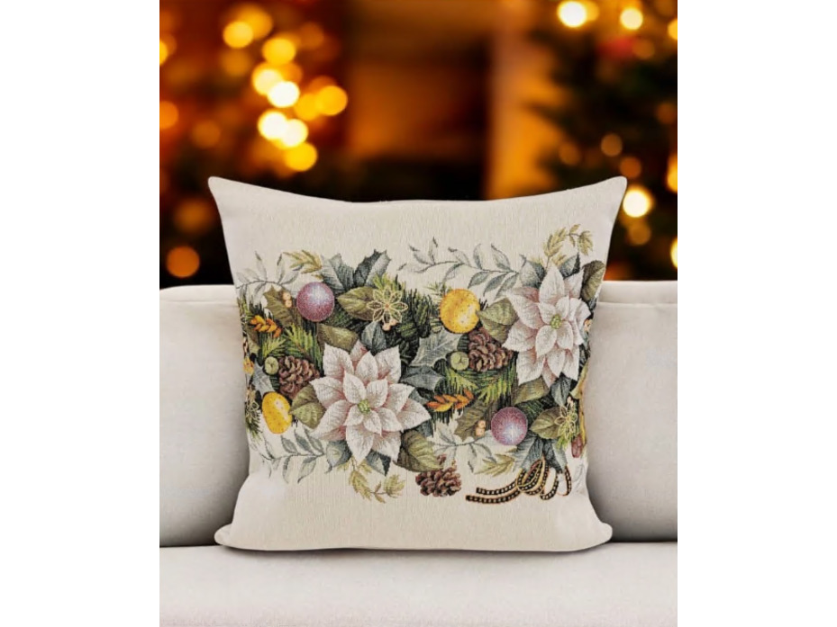 Наволочка декоративная 2416916 В кругу семьи гобелен 45*45 / Le Gobelin