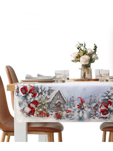 Наперон 2517818 Гномы серебро гобелен 100*100 / Le Gobelin