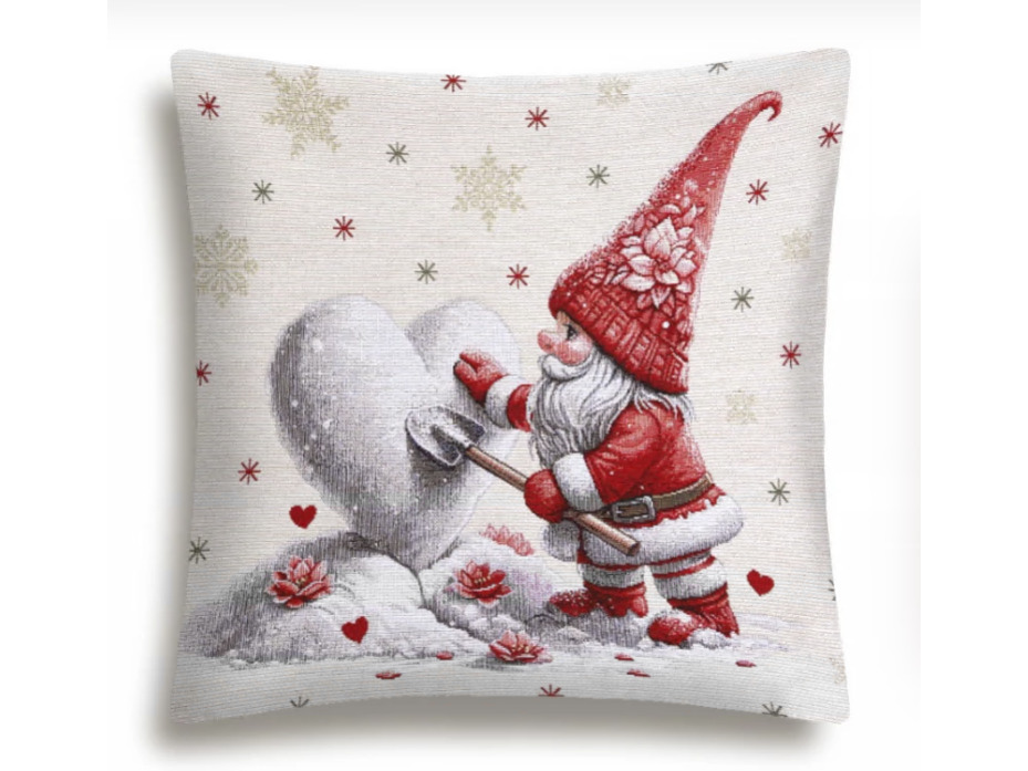 Наволочка декоративная 2517370 Гномы Лепим сердечко гобелен 45*45 / Le Gobelin Наволочка декоративная 2517370 Гномы Лепим сердечко гобелен 45*45 / Le Gobelin