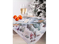 Наперон 0266 Новогодний вечер гобелен 100*100 / Le Gobelin Наперон 0266 Новогодний вечер гобелен 100*100 / Le Gobelin