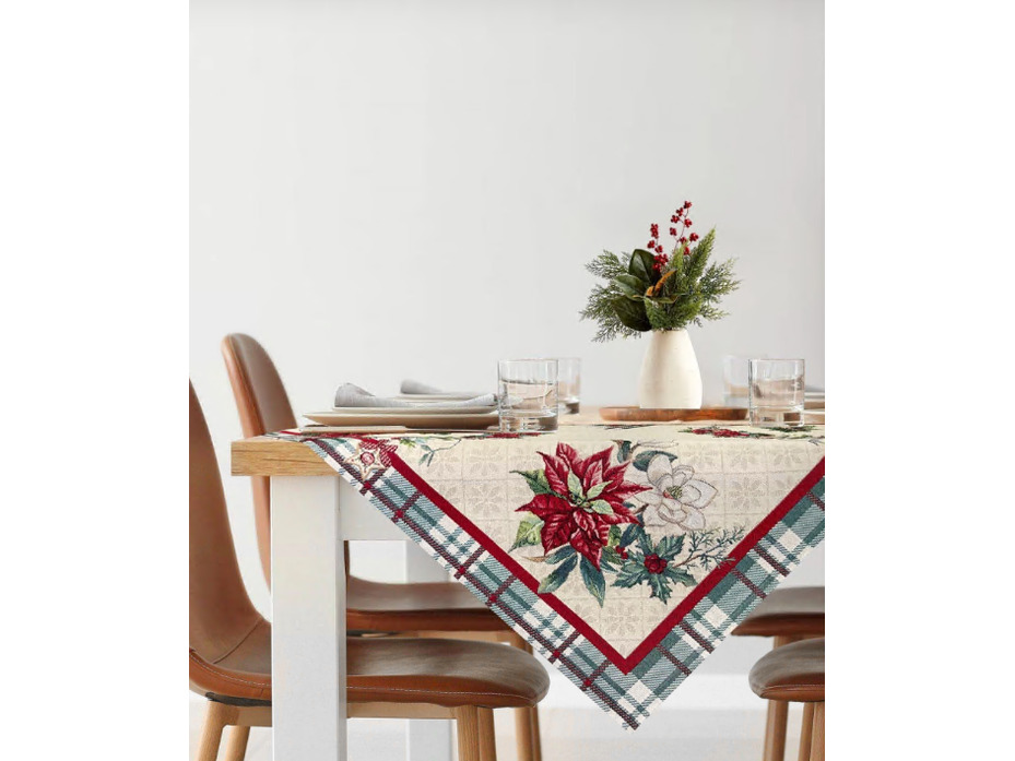 Наперон 2413268 Глазко зеленая клетка гобелен 100*100 / Le Gobelin