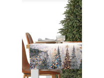 Наперон 2517815 Ели Тиволи серебро гобелен 100*100 / Le Gobelin