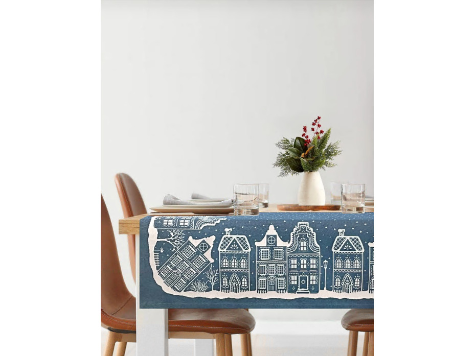 Наперон 2413868 Ниерланды синий гобелен 100*100 / Le Gobelin