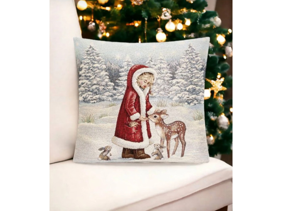 Наволочка декоративная 04492 Герда гобелен 45*45 / Le Gobelin